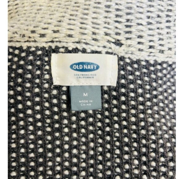 Old Navy Jacquard open front Cardi coat M - Picture 6 of 6